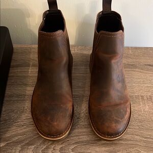 Men's Brown Leather Chelsea Boots
